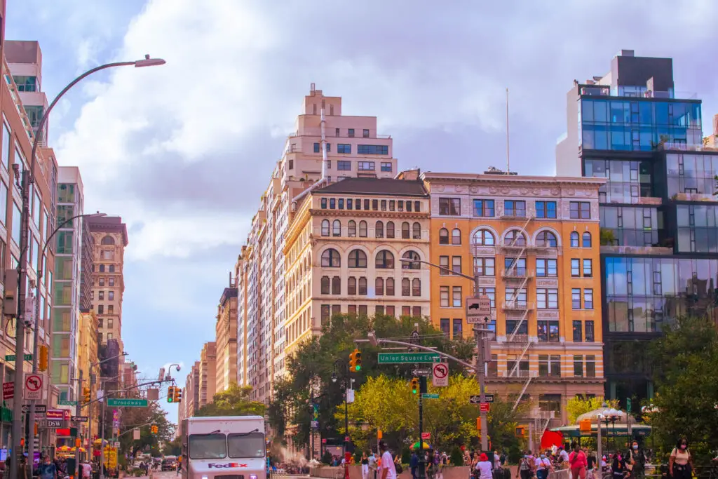 A photo of Union Square, New York City, taken by founder Benjamin Krikler